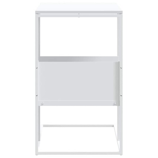 vidaXL Sidebord hvit 55x36x59,5 cm konstruert tre