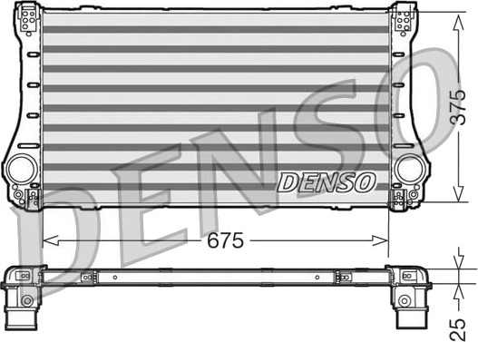 Intercooler DENSO DIT50006