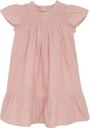 En Fant Kjole YD Stripe Old Rose (104 / 4 år)