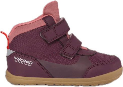 Viking Footwear Kid´s/junior´s Aspen Barefoot Mid Wp 2v Plum 37