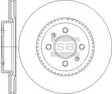 Hi Q SD2043 Bremseskive