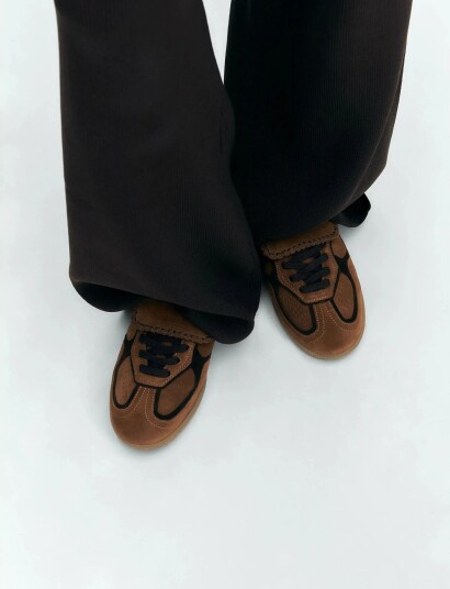 ALOHAS Tb.490 Club Leather Sneakers Brown 40