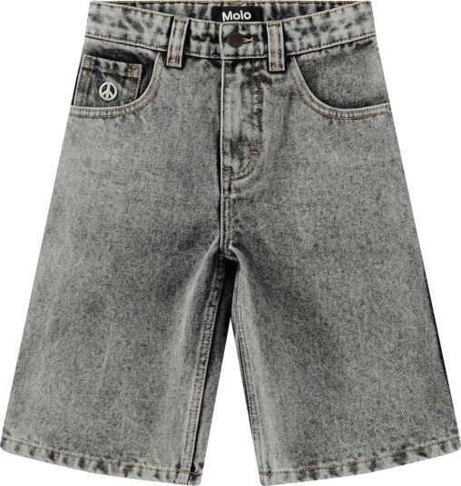 Molo Shorts Denim Alpha Grey Stonewash Molo 9 år (134) Shorts Grå