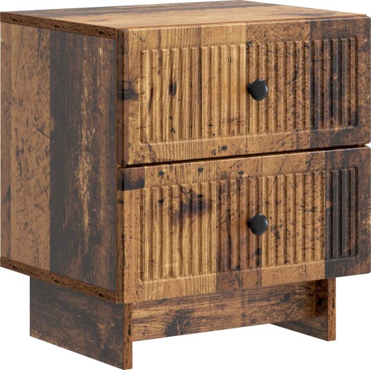  Nattbordskap Gammelt tre 43 x 34,5 x 47,5 cm Konstruert tre