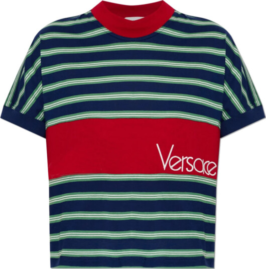 Versace Dame Topper Blå XS,