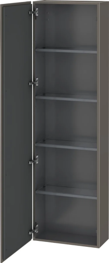 Duravit L-Cube Høyskap m/1 dør 500x1760x243 mm Flanellgrå Matt