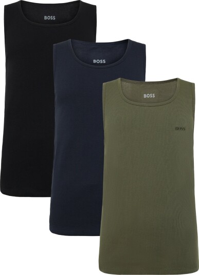 BOSS Tanktop3P Ribclassic Black M