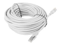 Lanberg - Koblingskabel - RJ-45 (hann) til RJ-45 (hann) - 15 m - UTP - CAT 5e - flertrådet - grå, RAL 7035