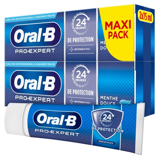 ORAL B Pro Expert Tannkrem 2 x 75 ml. Intense Clean Soft Mint ORAL B Pro Expert Tannkrem 2 x 75 ml. Intense Clean Soft Mint