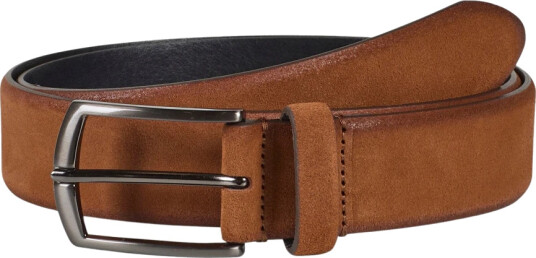 Howard London Suede Leather Belt Zack - Brown - 85 Howard London Suede Leather Belt Zack - Brown - 85