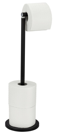 WENKO PAPIR- OG RESERVERULLHOLDER, SORT