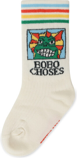 Bobo Choses Beast Long Socks Bobo Choses White 29/31