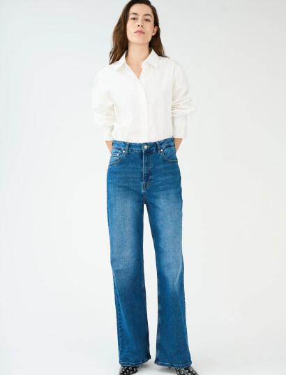 IVY Copenhagen Ivy Brooke Jeans Wash Navan Blue 25 x 32 IVY Copenhagen Ivy Brooke Jeans Wash Navan Blue 25 x 32