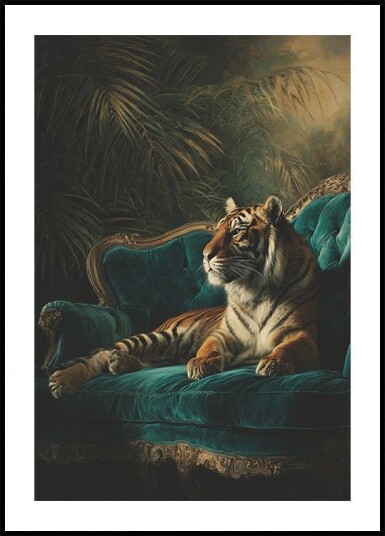 Resting Tiger Plakat Plakat / 30x40cm