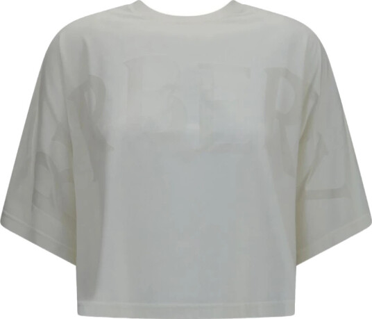 Burberry Dame Topper Hvit L,