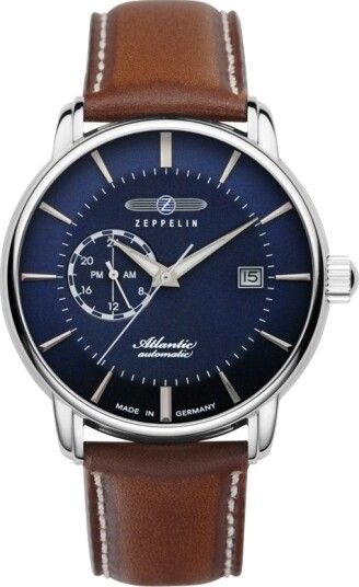 Klokke Zeppelin Klokke Zeppelin Atlantic 8470 3 Automatisk Marineblå