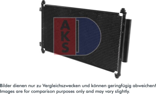 Kondensator, klimaanlegg AKS DASIS 102023N Kondensator, klimaanlegg AKS DASIS 102023N