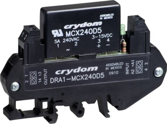 Crydom Halvlederrelé Dra1 Mcxe380d5 5 A Koblingsspenning Maks. 530 V/Ac Veksel Ved Nullspenning 1 Stk