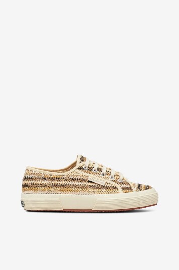 Superga Joggesko 2750 Raffia Beige Superga Joggesko 2750 Raffia Beige