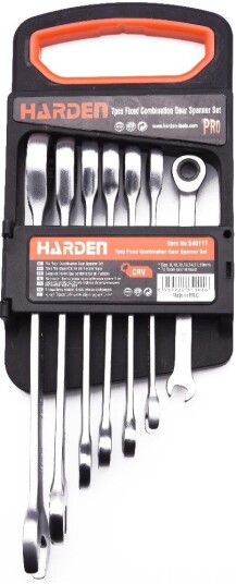 Harden Kombinasjonsskralle Nøkkelsett