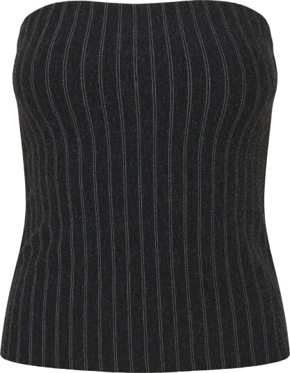 Weekday Suiting Bandeau Top Grey S