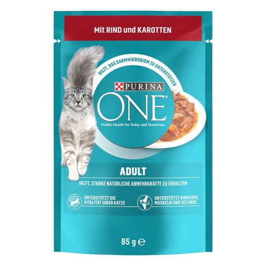 Purina One Adult Adult Okse Og Gulrot 52 X 85 G-