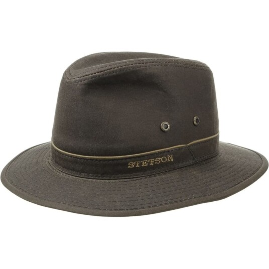 Stetson Men's Ava Waxed Cotton L (58-59 cm), Brown
