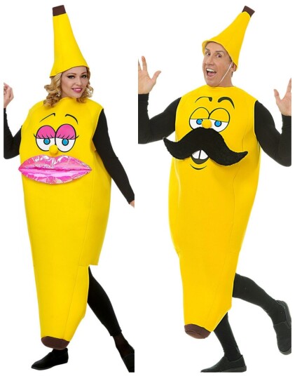 Parkostyme Mr. og Mrs. Banana Kostyme Parkostyme Mr. og Mrs. Banana Kostyme