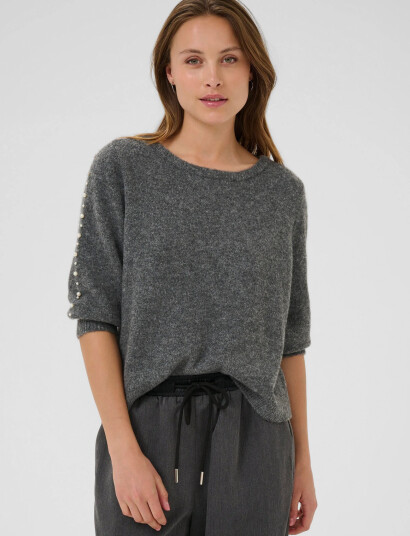 Kaffe Kabetty Pullover - Grey - XS Kaffe Kabetty Pullover - Grey - XS