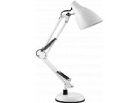 ORNO DIAN skrivebordslampe. 60W stål, hvit, DL-1/W