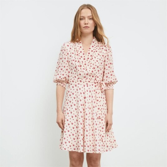 Camilla Pihl Emelia Dress Pink Berry Print Rosa XXL Camilla Pihl Emelia Dress Pink Berry Print Rosa XXL