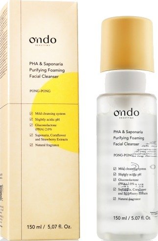 Ondo Pha & Saponaria Purifying Foaming Facial Cleanser 150Ml