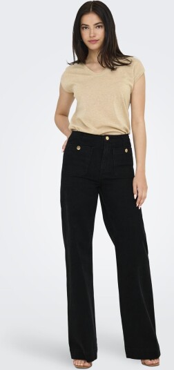 Only Madeline High Waist Wide Pocket Denim Sort XS/32