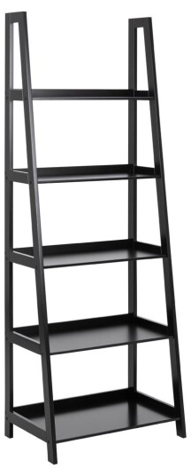 Wally hylle 5 hyller svart. Wally hylle 5 hyller svart.