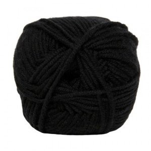 Hjertegarn 90 Extrafine Merino Garn 500 Sort Hjertegarn 90 Extrafine Merino Garn 500 Sort