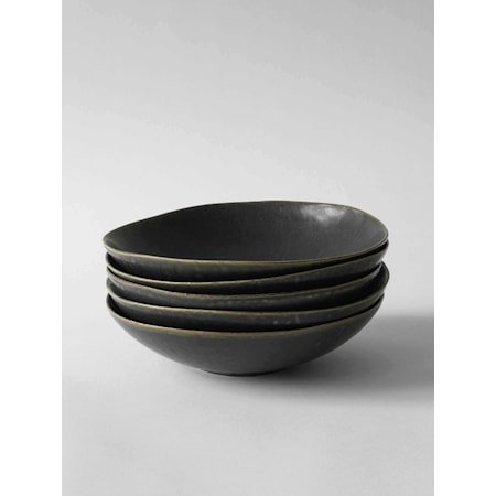 Bastia Dyp tallerken 22 cm Svart