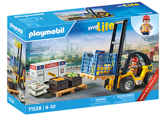 Playmobil - Forklift truck with cargo