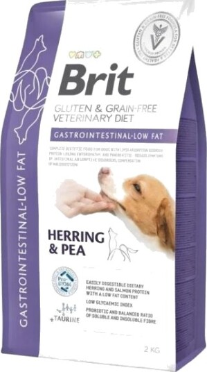 Brit Veterinary Diets Dog Grain Free Gastrointestinal-Low Fat (2 kg)