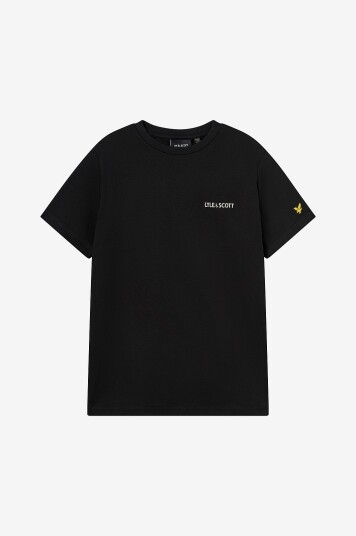 Lyle & Scott T skjorte Logo Print Svart