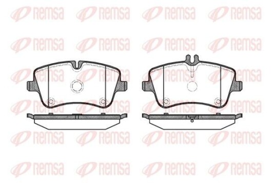 Bremseklosser REMSA 0768.00 Bremseklosser REMSA 0768.00