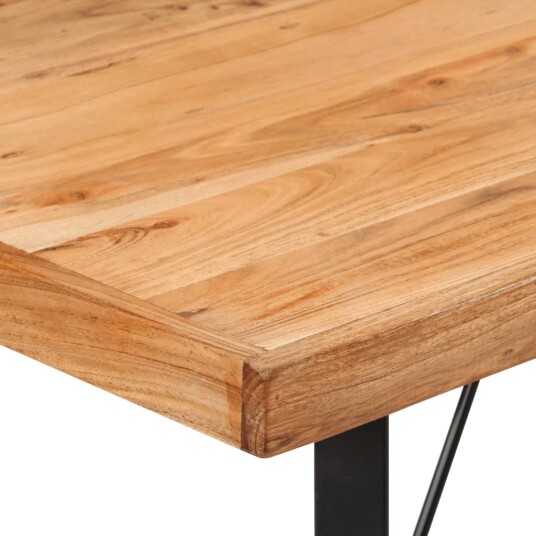 Barbord 110x55x107 cm heltre akasie og jern 8721012133037