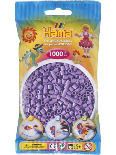 Hama Ironing beads-Fiolett Pastel (045) 1000pcs. Hama Ironing beads-Fiolett Pastel (045) 1000pcs.