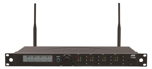 Jts Cs-W4c Trådløs Konferansemottaker For 4 Trådløse Mikrofoner. 590-626 Mhz