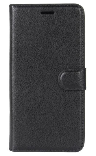 INCOVER Huawei P30 Lite Skinn Flip Deksel med Lommebok - Svart