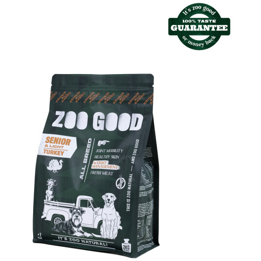 Kalkun Light Senior Hundefôr 2 kg - Tørrfôr for alle raser