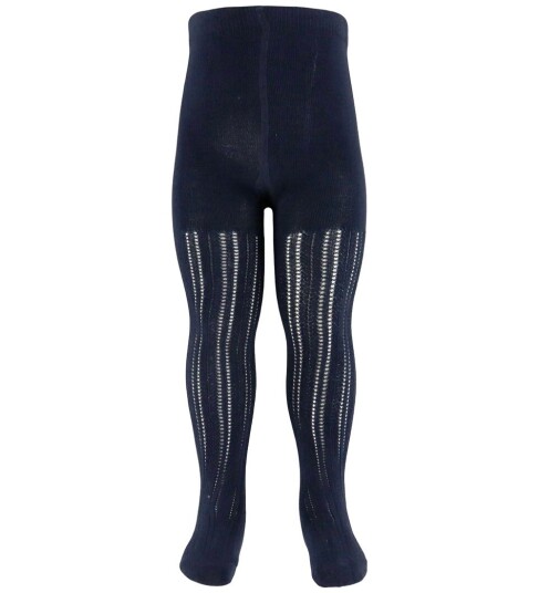 MarMar Copenhagen Tights Pointelle - Navy - 104-110