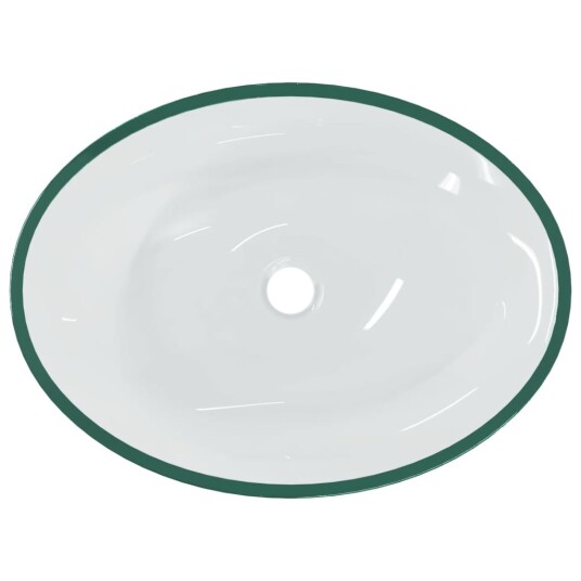 vidaXL Servant glass 50x37x14 cm gjennomsiktig