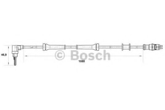 Sensor, ABS BOSCH 0 265 007 035
