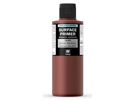 Vallejo 74.605, Grunning, Metall, Polyvinylklorid (Pvc), Tre, Ferdigmikset, Brun, Matt, 200 L