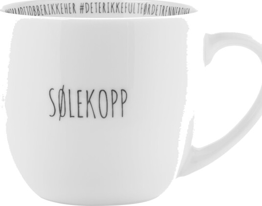 Porsgrunds Porselænsfabrik Porsgrund Porselænsfabrik Hashtag Sølekopp Krus 38cl